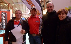 Coco, Guillaume et Choupye avec Brady Ellison